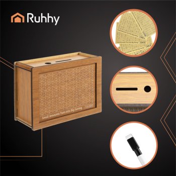 DREWNIANA SKARBONKA WYKREŚLANKA RUHHY „10 000”