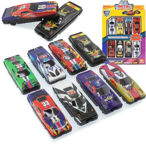 Zestaw Samochód Auto Pojazd 8 szt