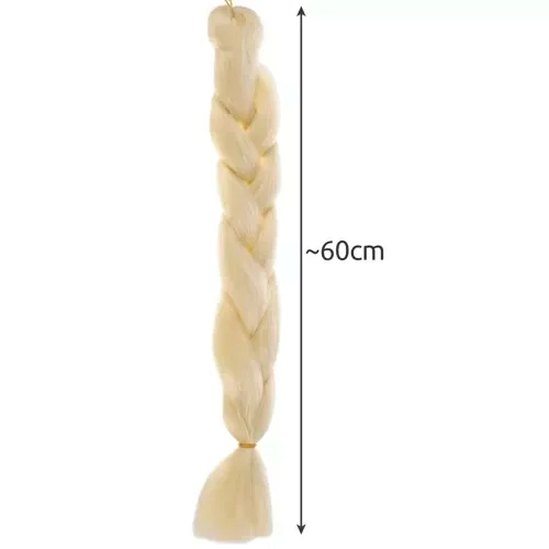 Włosy syntetyczne warkoczyki blond