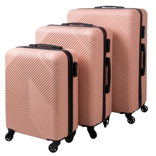 WALIZKA ŚREDNIA 24'' MODEL TRZ1051 RÓŻOWA