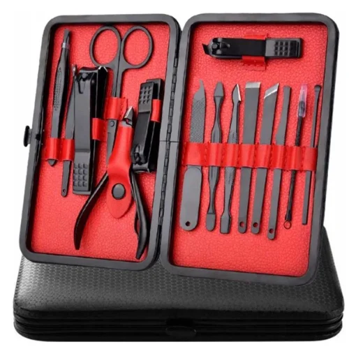 Zestaw do Manicure i Pedicure 17w1 z Etui