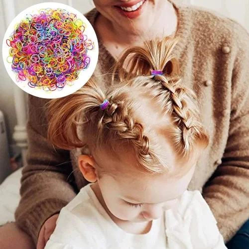 Zestaw Kolorowych Gumek do Tworzenia Bransoletek