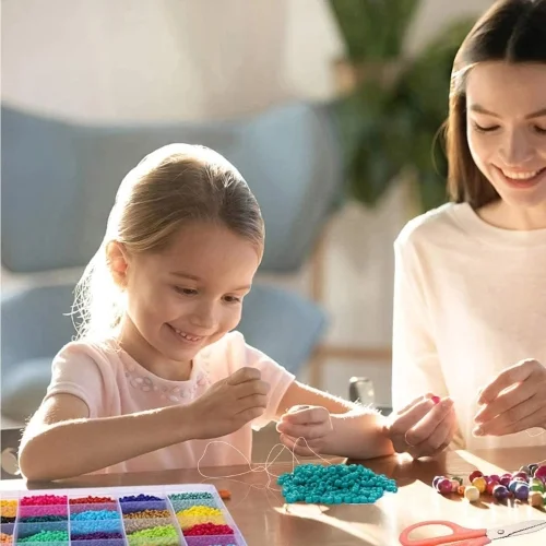 Zestaw Koralików i Zawieszek do Tworzenia Biżuteri