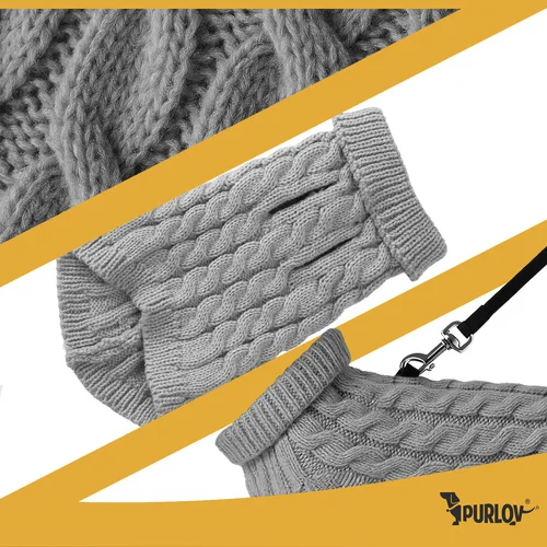 Sweterek zimowy PURLOV dla psa i kota M