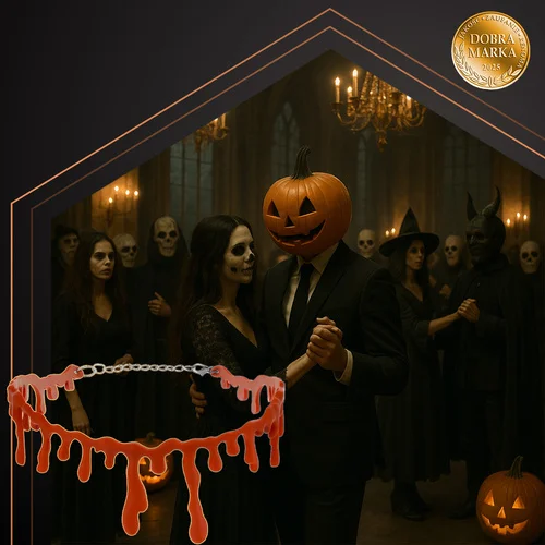 Naszyjnik choker RUHHY na Halloween