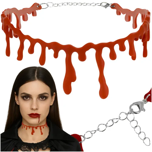 Naszyjnik choker RUHHY na Halloween