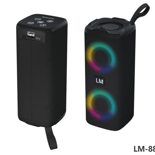 Głośnik Bluetooth LM-882 przenośny z podświetlenie
