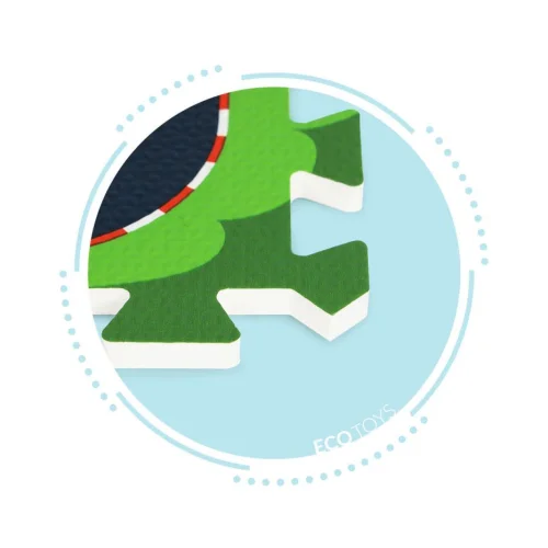 Mata Piankowa dla Dzieci Puzzle Miasto Ulice 12el