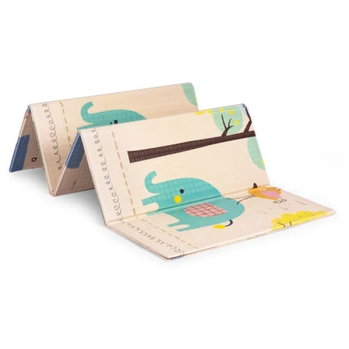 Mata Piankowa 200x150 Dwustronna Składana Alfabet