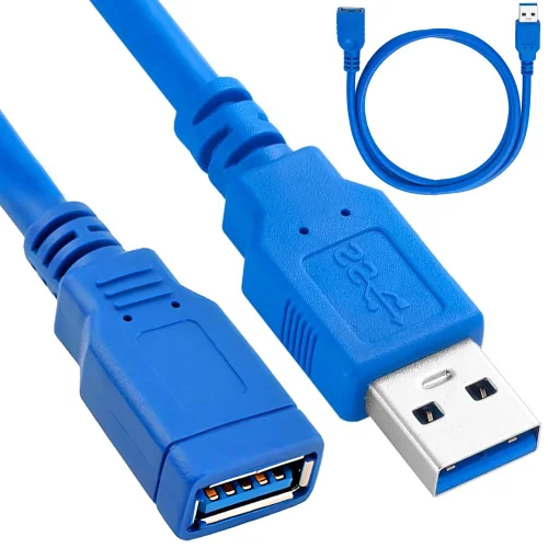 Przedłużacz Kabel USB 3.0 Ekranowany 1,5m