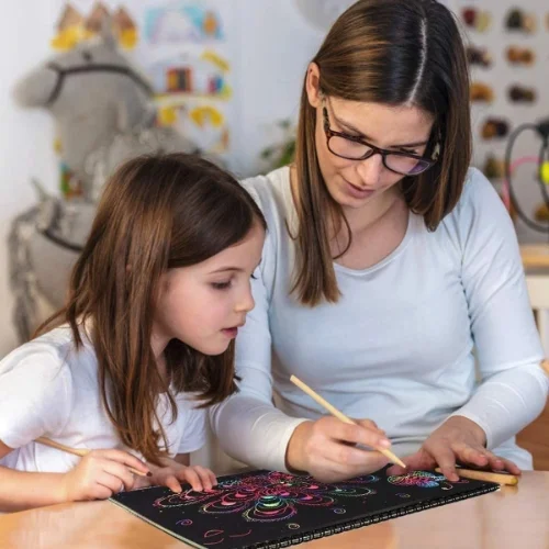 Scratch Paper Note Wydrapywanka Tęczowa