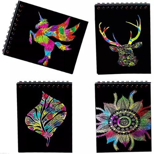 Scratch Paper Note Wydrapywanka Tęczowa