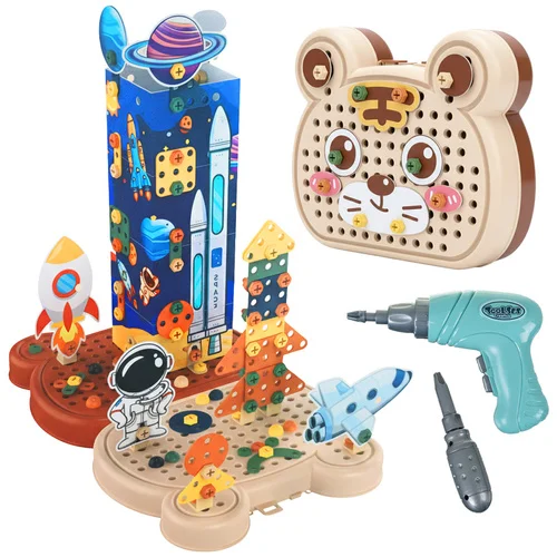 Klocki konstrukcyjne 3D - kosmos