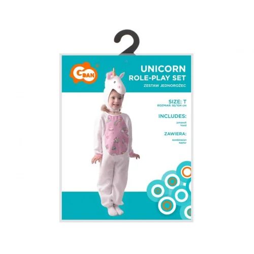 STDZ Zestaw dla dzieci Jednorożec rozm. 92/104 cm