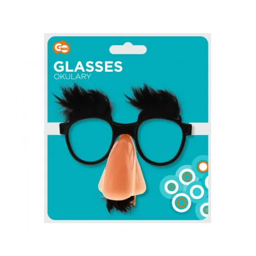 Okulary Profesorek, czarny