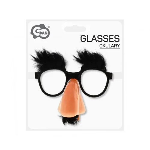 Okulary Profesorek, czarny