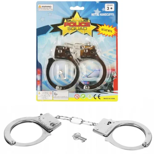 Kajdanki metalowe policyjne POLICE SQUAD