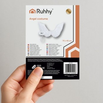 Skrzydła Anioła z Aureolą Strój Aniołka 2el Ruhhy