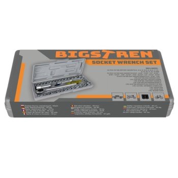 Zes. kluczy nasadowych- 40szt.Bigstren