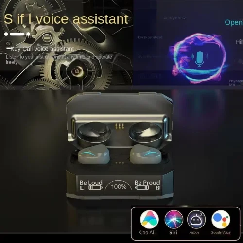 M99 Plus TWS V5.3 Szare Bezprzewodowe słuchawki